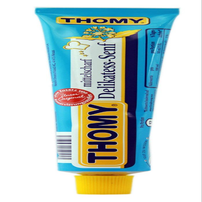 Thomy Delikatess-Senf ( Medium Mustard ) in Tube ( 100 ml ) by Thomy