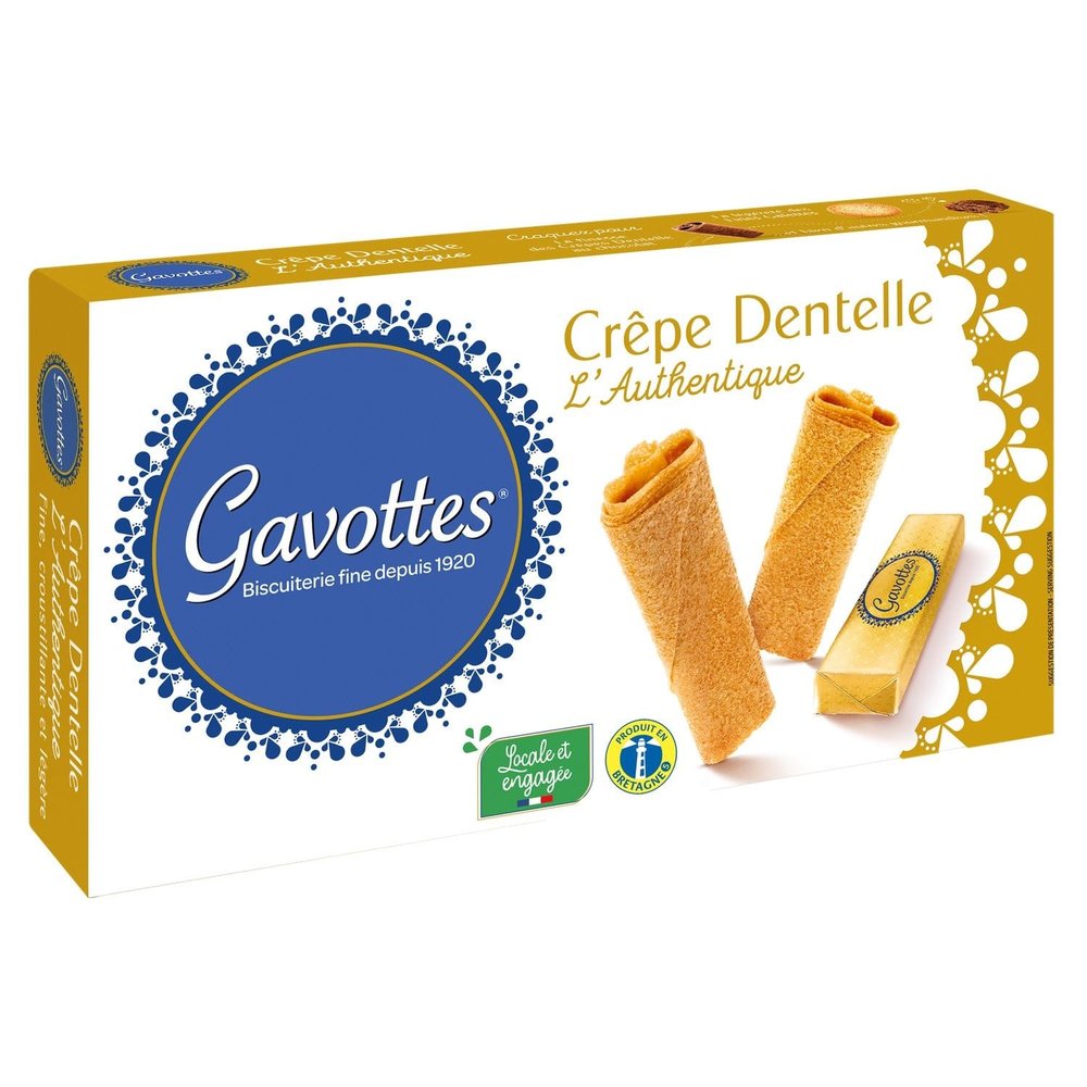 Traditional crepe dentelle biscuits 125g