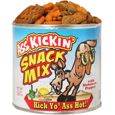 Habanero Snack Mix 284g. 2 IN 1 Spicy Hot Peanuts & Snacks Contains Peanuts, Soy, Wheat, Cashews.