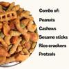 Habanero Snack Mix 284g. 2 IN 1 Spicy Hot Peanuts & Snacks Contains Peanuts, Soy, Wheat, Cashews. view 3