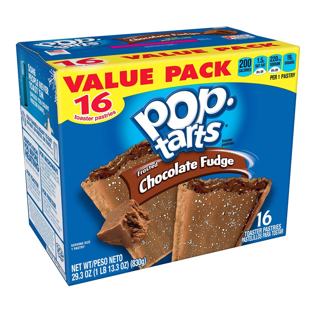 Pop-Tarts Frosted Chocolate Fudge, 16 Toaster Pastries
