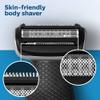 Philips Norelco BG2000/40 Bodygroom Replacement Trimmer/Shaver Foil, Steel, Black Metal view 3