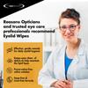 The Eye Doctor Eyelid Wipes x 80 - Blepharitis Eye Wipes for Dry, Sensitive & Itchy Eyes - Biodegradable Eyelid Cleansing Wipes - Preservative & Detergent Free - Eye Cleaning Wipes view 3
