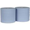 2WORK CT34137 2-Ply Forecourt Roll, 400 m, Blue, Pack of 2 view 1