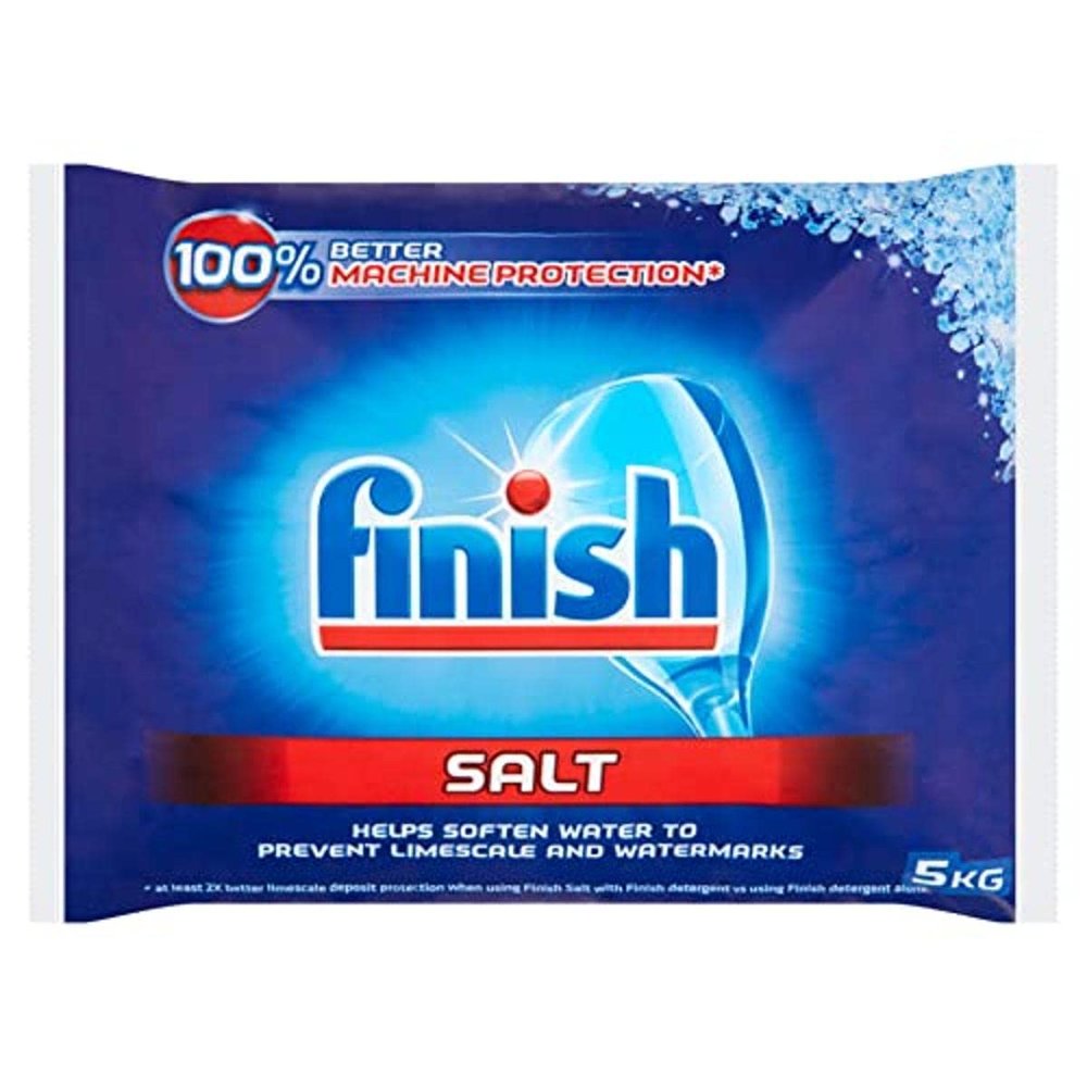 Finish Dishwasher Salt Box, 5kg, Prevents Limescale Build Up, Effective against Hard Water
