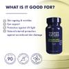 Higher Nature - Astaxanthin & Blackcurrant - Helps Skin Ageing & Wrinkles - Concentrated Blackcurrant Fruit Extract - Vegetarian & Vegan - 90 Capsules view 2