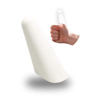 Body Sport Thumbsavers Classic - Manual Massage Therapist Hand Tool - Medium, White