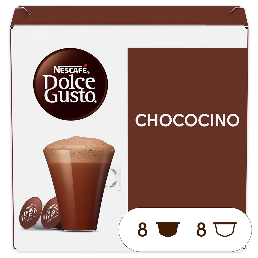 Nescaf Dolce Gusto Chococino Hot Chocolate (16 Capsules) 8 Servings