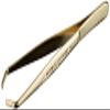 Pfeilring 9cm Gold Plated Tong Eyebrow Tweezers view 1