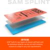 SAM SPLINT - 18" JUNIOR - Orange/Blue view 3