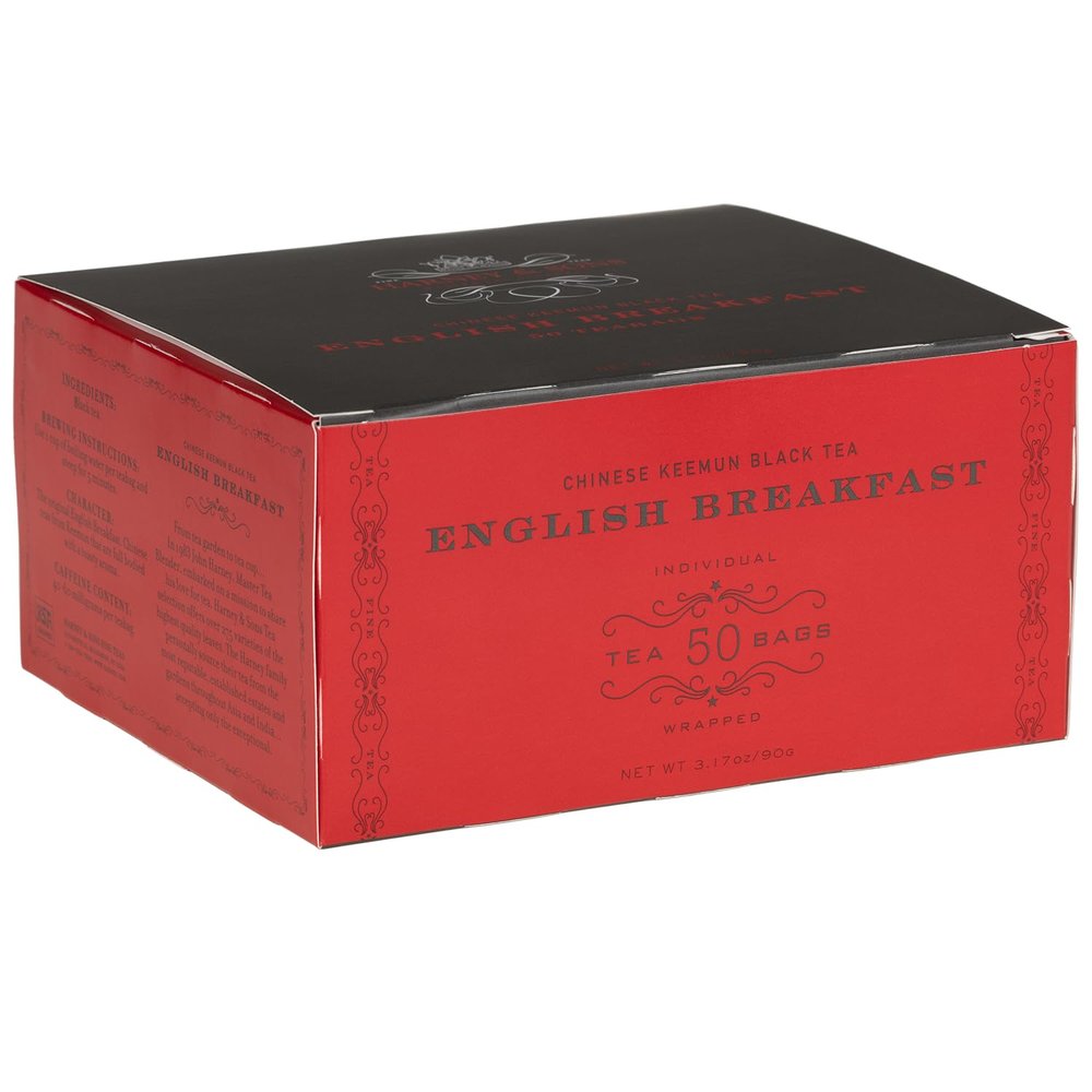 Harney & Sons English Breakfast Tea (50 Tea Bags)