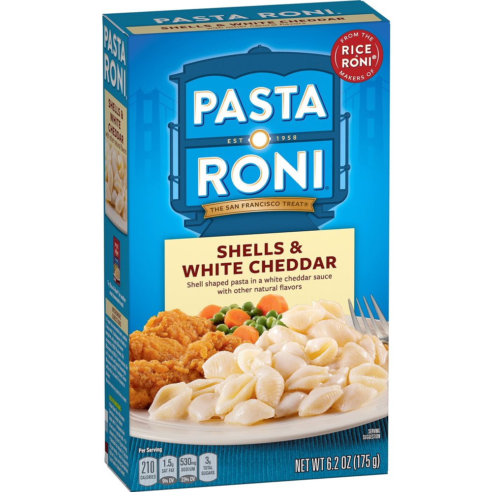 White Shells & Cheddar Roni Pasta, 6 oz