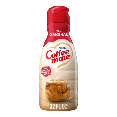 Coffee mate Original Flavored Gluten Free Liquid Non-Dairy Coffee Creamer, 946ml