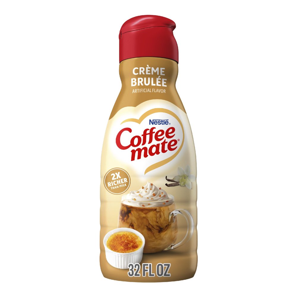 Coffee mate Crme Brulee Flavored Coffee Creamer I Non-Dairy, Gluten-Free I 32oz (946ml)