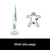 Braun High Speed Digital thermometer - Digital Stick for Multi-Site Usage - Orally, Rectally or Underarm - Baby and Infant Friendly - #1 Brand among doctors(1) - PRT1000 (Package may vary) view 3