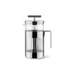 Alessi 9094/8 - Press Filter Coffee Maker or Infuser in 18/10 Stainless Steel Mirror Polished and Heat Resistant Glass, 8 Cups view 1