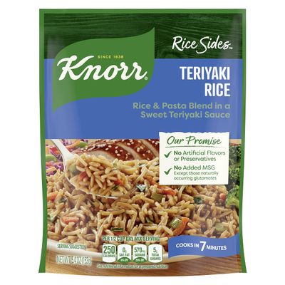 Knorr Asian Sides Rice Side Dish, Teriyaki Rice, 5.4 oz