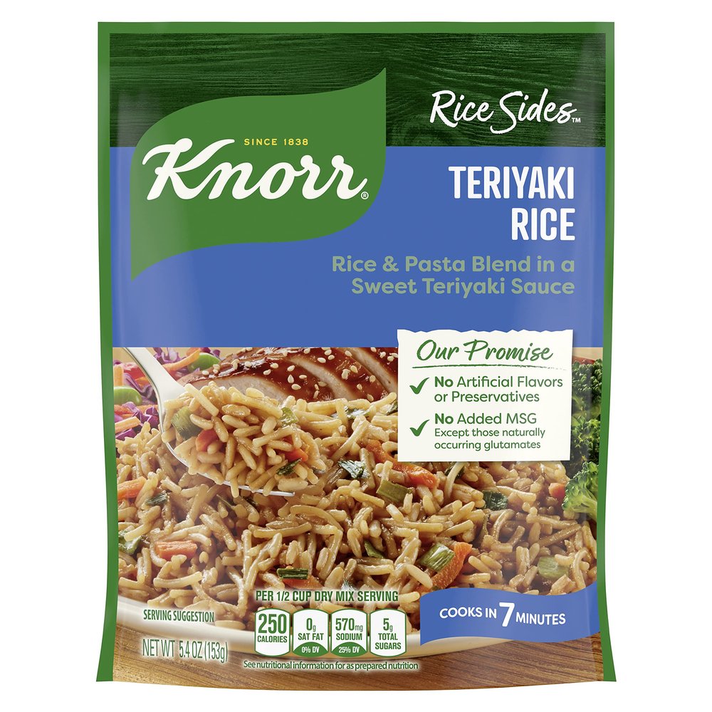 Knorr Asian Sides Rice Side Dish, Teriyaki Rice, 5.4 oz