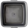 Addis 502813 Plastic Butler Large Rectangular Bowl, Metallic Silver, 12.5 Litre view 3