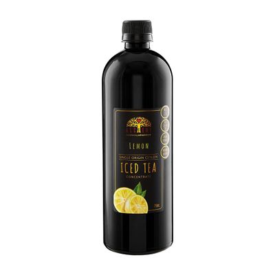 Alchemy Lemon Iced Tea Cordial Syrup Concentrate for Cocktails & Mocktails (1 x 750ml)