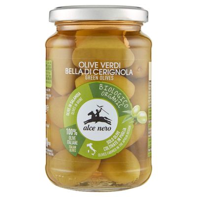 OLIVE IN SALAMOIA BIO ALCE NERO 350G (084091)