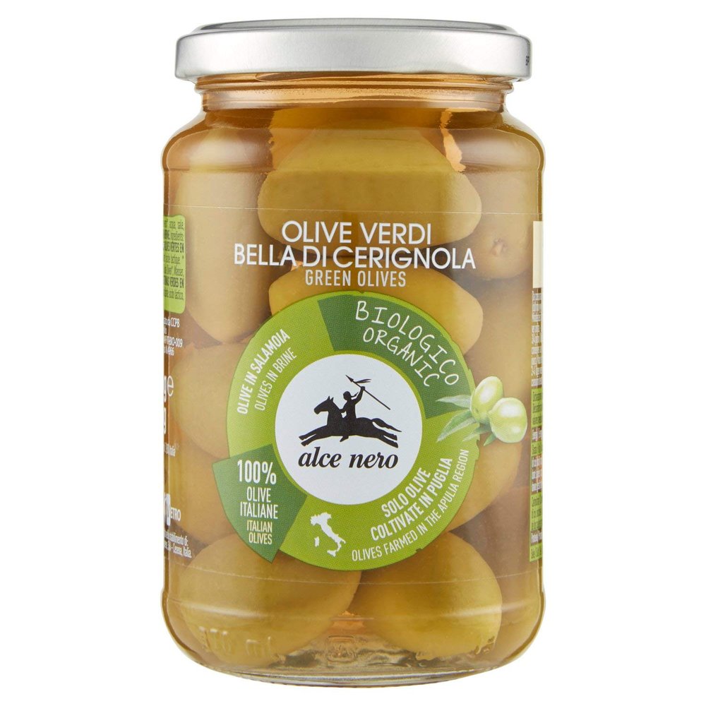 OLIVE IN SALAMOIA BIO ALCE NERO 350G (084091)