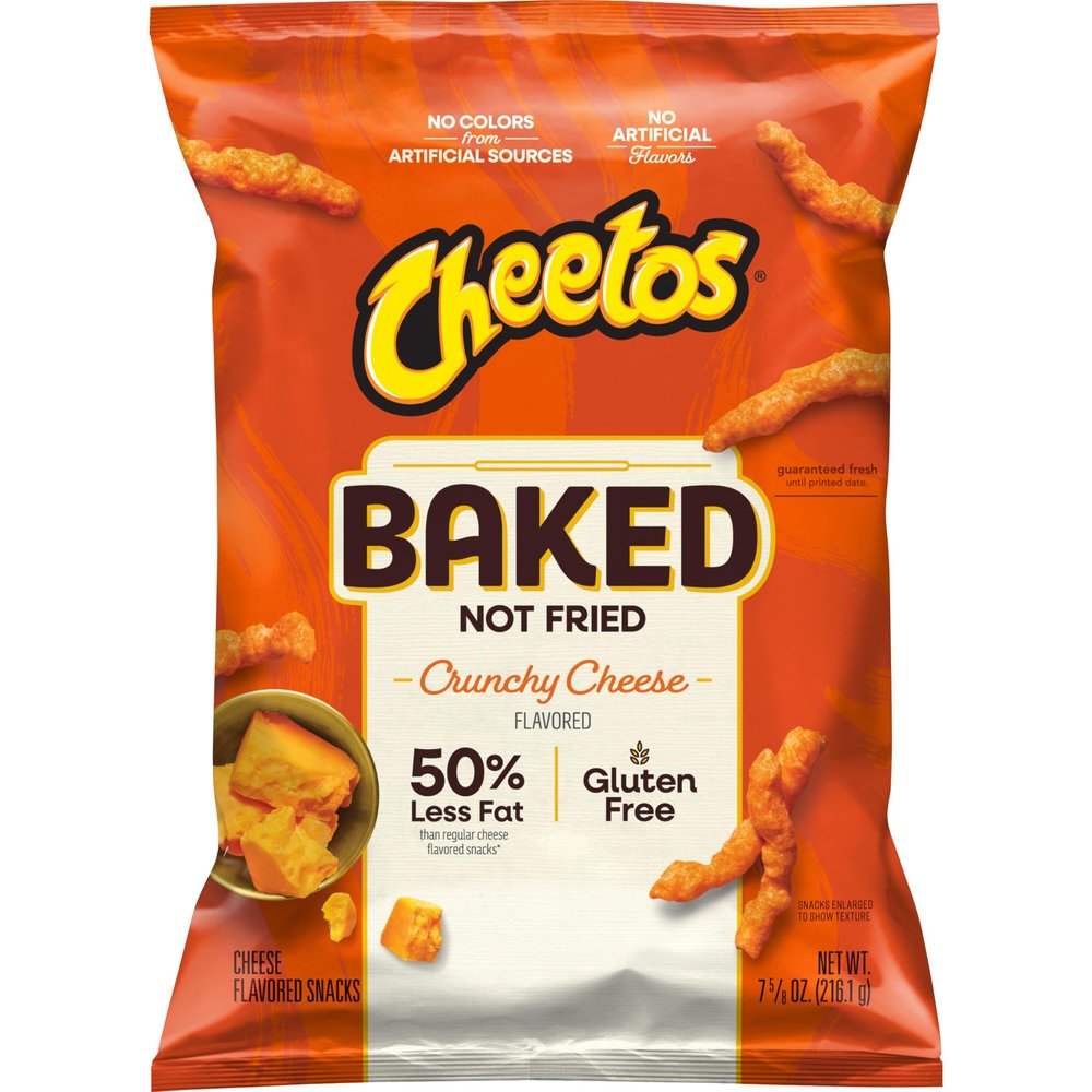 Cheetos Oven Baked Crunchy Cheese Flavored Snacks, 7.625 Ounce
