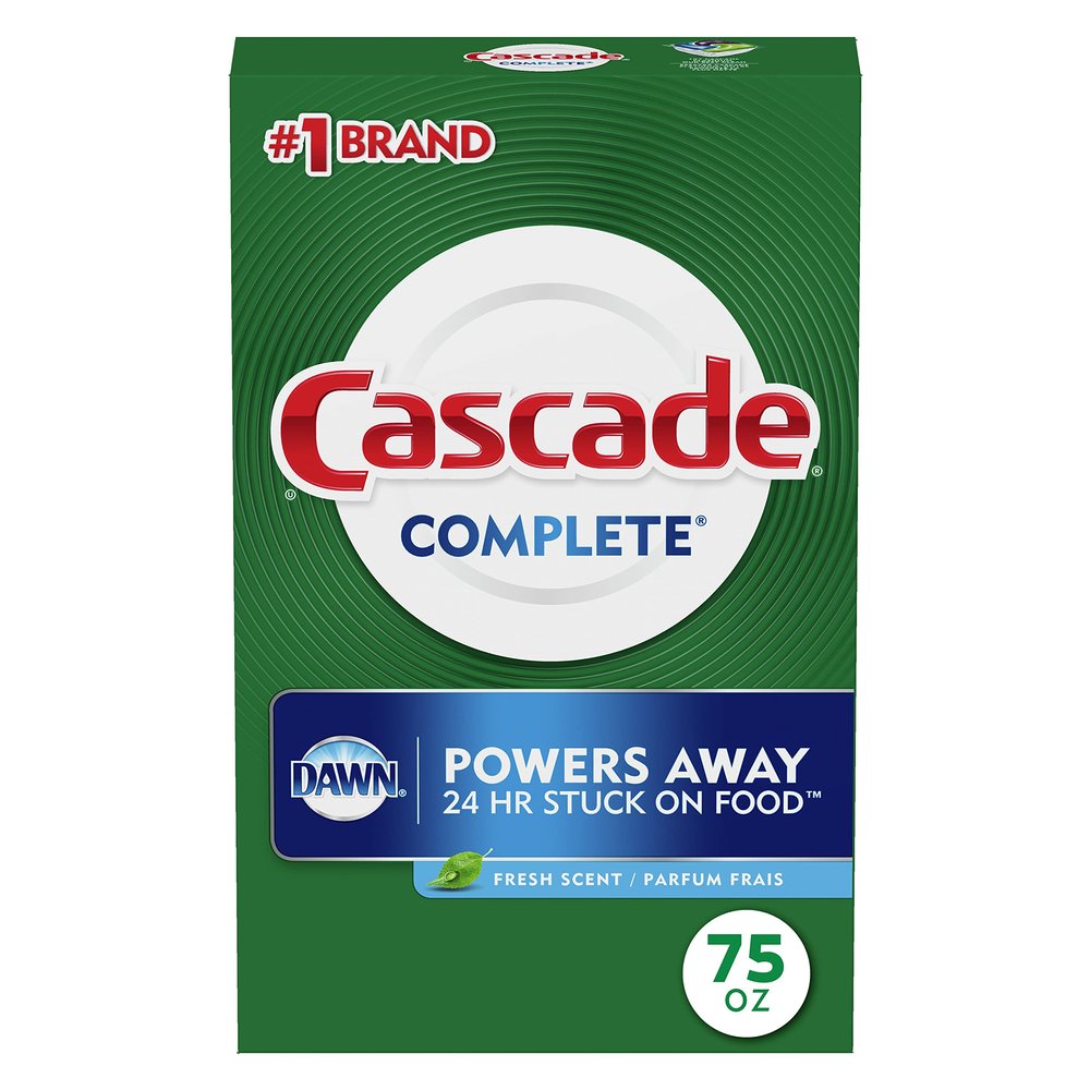 Cascade Complete Powder Allin1 Dishwasher Detergent, Fresh, 75 oz