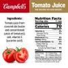 Campbell's Tomato Juice Can 11.5 oz view 2