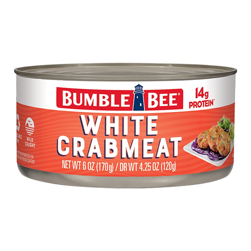 Bumble Bee, White Crabmeat, 6 oz