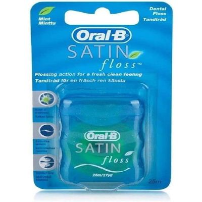 Oral B Mint Satin Floss, 25 m
