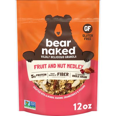 Bear Naked, 100% Pure & Natural Granola, Fruit and Nut, 12 oz (340 g)