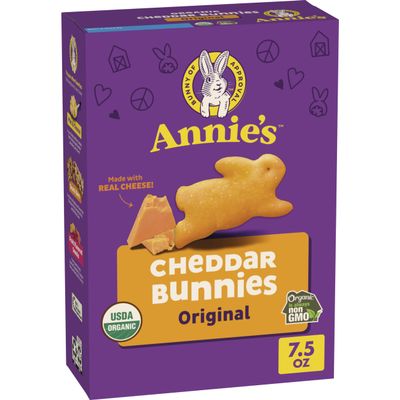 Annie'S Homegrown Cheddar Bunnies - 7.5 Oz