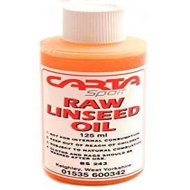 L-FENG-UK Raw Linseed Oil - BS 243-125ml - ideal for cricket bats