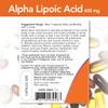 Now Foods Alpha Lipoic Acid 600mg, 60 caps (Pack of 2) view 3