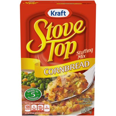 Stove-Top Corn Bread Stuffing Mix 170 g (Pack of 12)