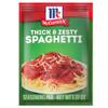 McCormick Thick & Zesty Spaghetti Sauce Mix 38g Sachet view 1