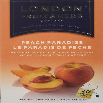 London Fruit and Herb Peach Paradise 20 Teabags (Pack of 6, Total 120 Teabags)