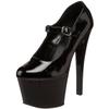 Pleaser SKY-387 Blk Pat/Blk UK 3 (EU 36) view 1