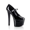 Pleaser SKY-387 Blk Pat/Blk UK 3 (EU 36) view 2