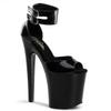 Pleaser XTREME-875 Blk Pat/Blk view 2