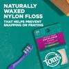 Tom's of Maine Natural Antiplaque Flat Floss, Waxed, Spearmint, 32 yards view 2