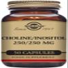 Solgar Choline 250 mg/Inositol 250 mg Vegetable Capsules - Pack of 50 - Supports Metabolising Nutrients - Improves Transport of Fat for a Clear Liver - Vegan and Gluten Free view 2