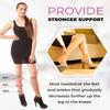 GABRIALLA Sheer Knee High Compression Socks for Women, Medical Grade Calf Knee Highs, Graduated Firm Compression 20-30 mmHg, Improve Blood Circulation, Prevent & Treat Varicose Veins, Closed Toe view 4