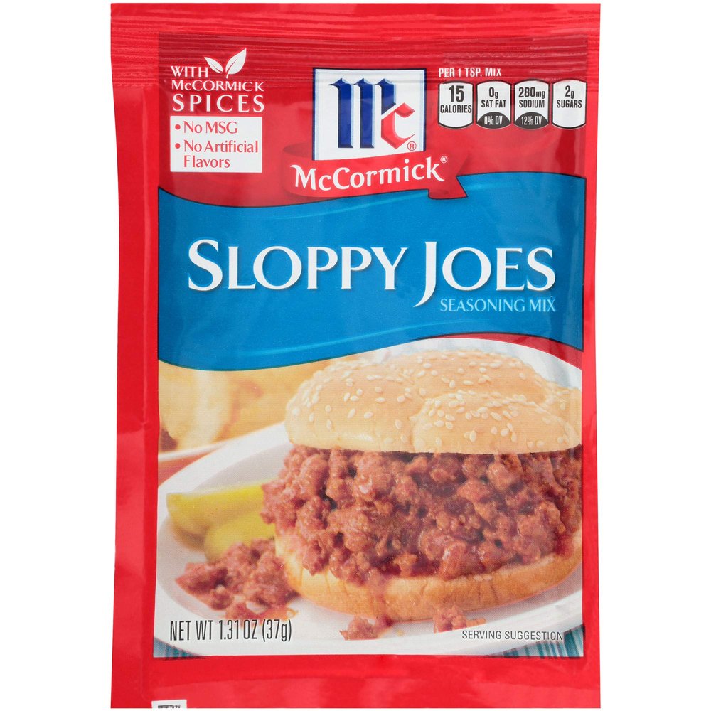 24-pk McCormick Sloppy Joe Seasoning, 37.1g Units