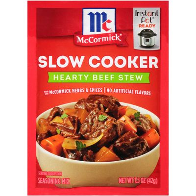 12-pk Slow Cookers Hearty Beef Stew Seasoning, 42.45g