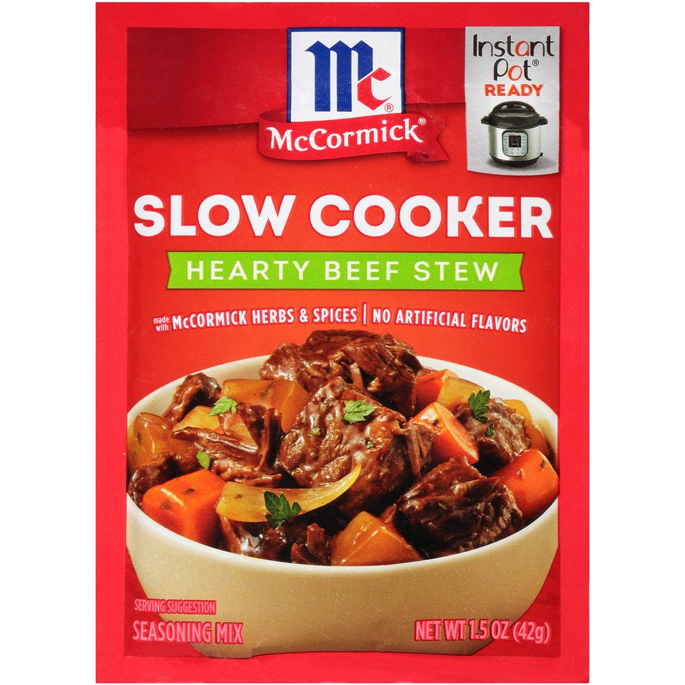 12-pk Slow Cookers Hearty Beef Stew Seasoning, 42.45g