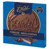 E.Wedel Torcik Wedlowski Hand-Decorated Wafer in Dark Chocolate chocolate wafers Premium Wafer Cake with Hazelnut Cream, Dark Chocolate Gift Box view 1