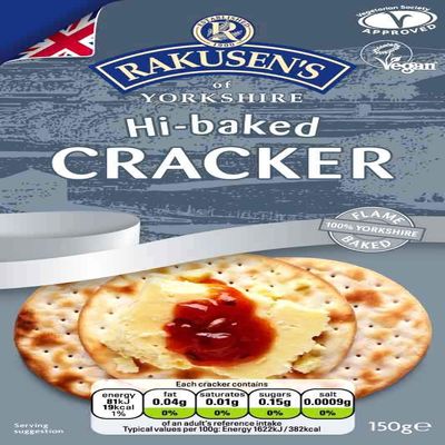 Rakusen's Yorkshire Flame Baked Crackers, 150g