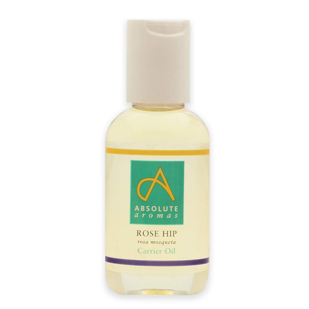 Absolute Aromas Rosehip Oil 50ml - Pure, Natural, Cold-Pressed, Vegan and Cruelty Free  Nourishing and Rejuvenating Moisturising Oil
